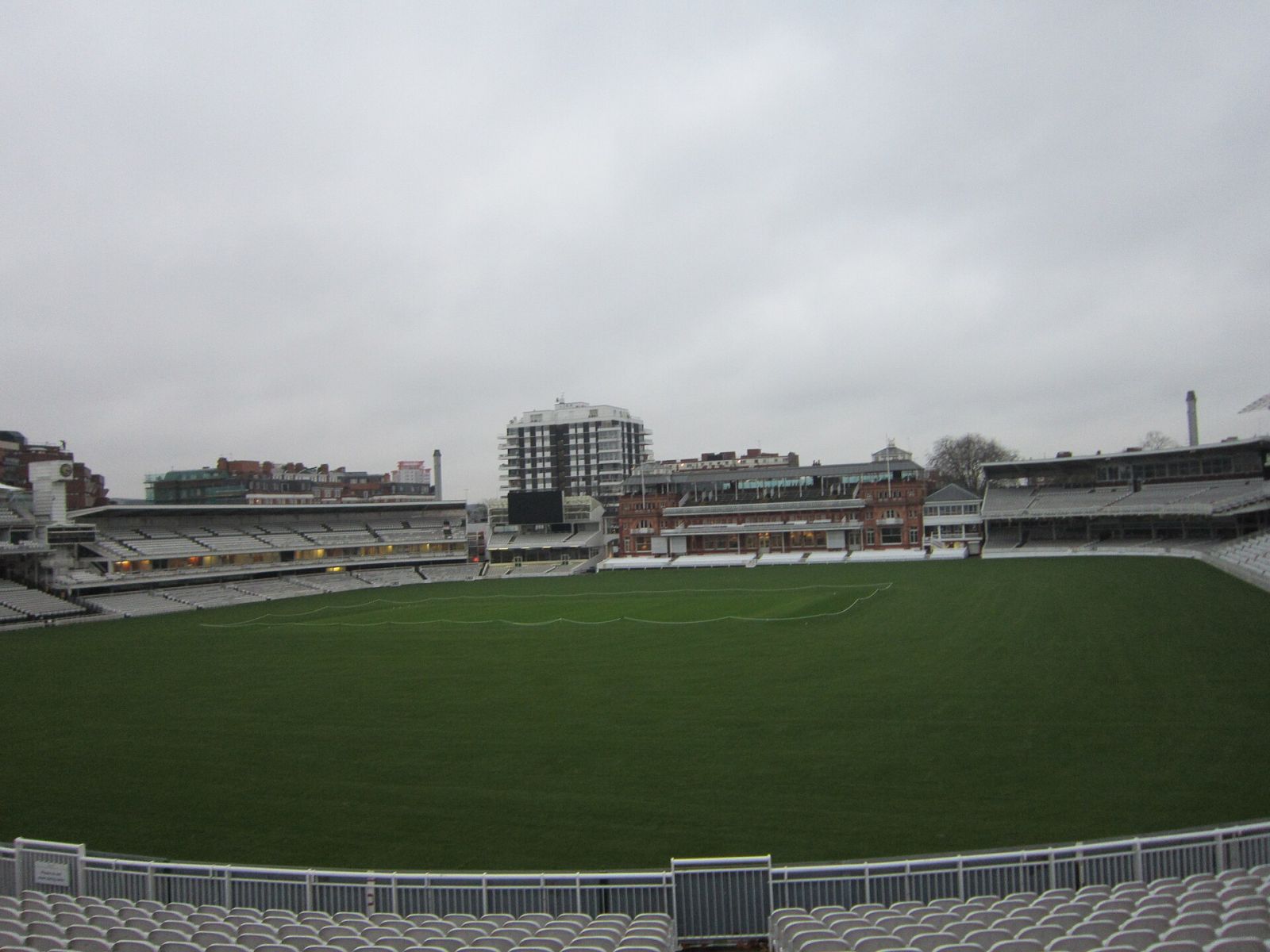 The playing area at Lord's Cricket Ground