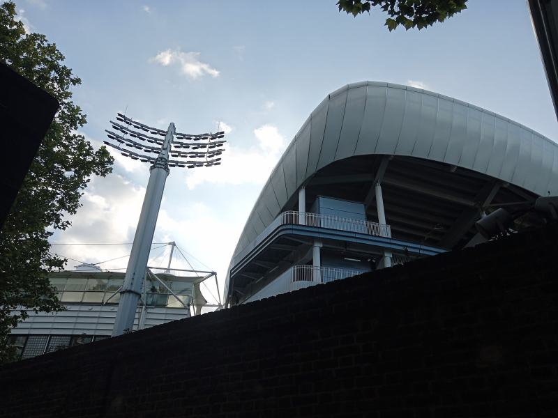 Lord's media centre and floodlight