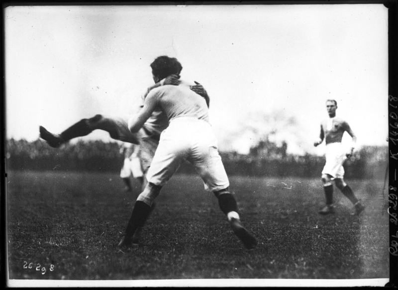 Rugby match at Twickenham in 1913